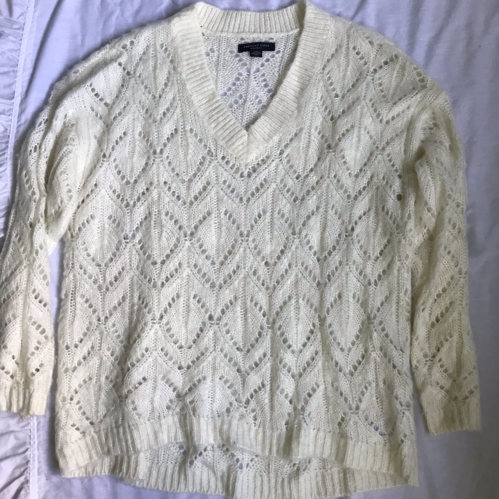 Cream sweater